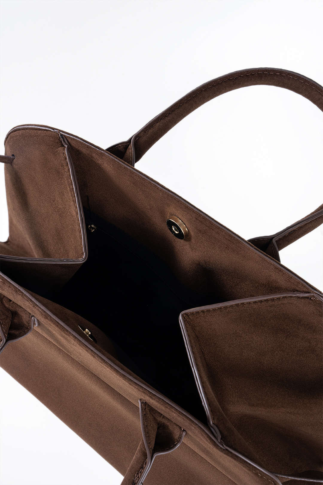 Faux Suede Tote Bag - Image 3