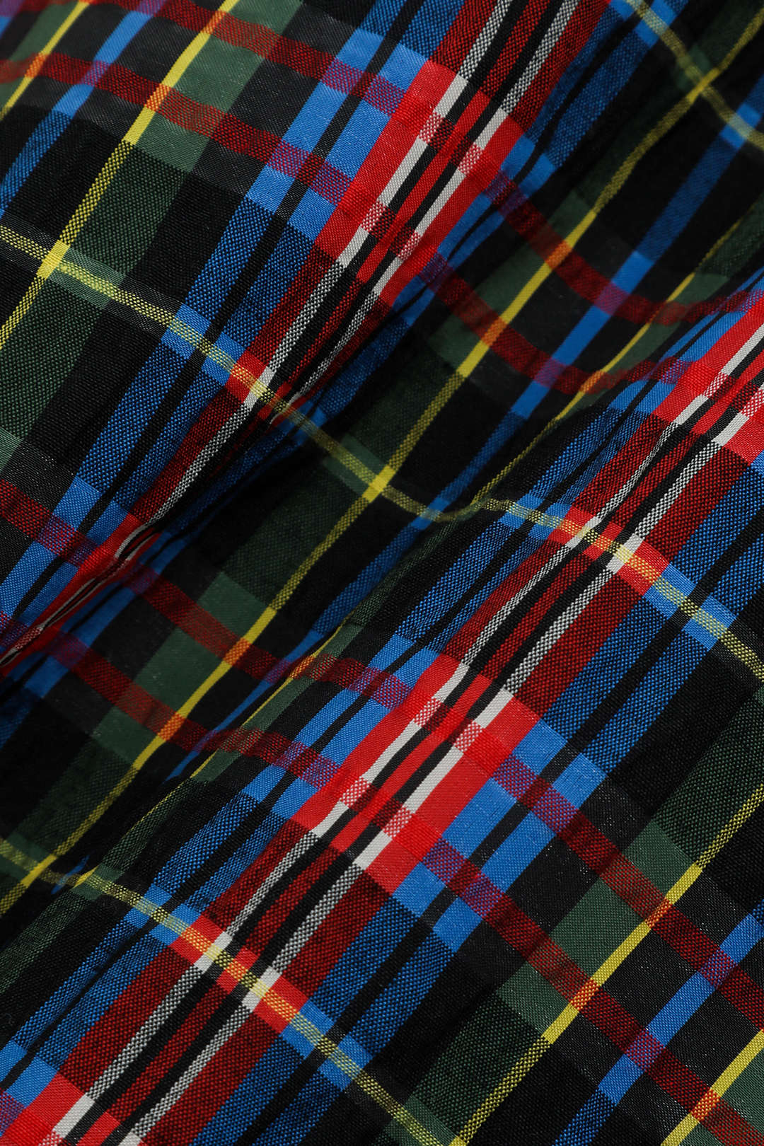 Plaid Cut Out Waist Midi Skirt - Image 8