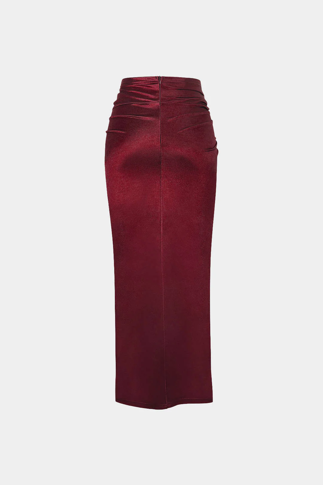 Twist Detail High Slit Midi Skirt - Image 11