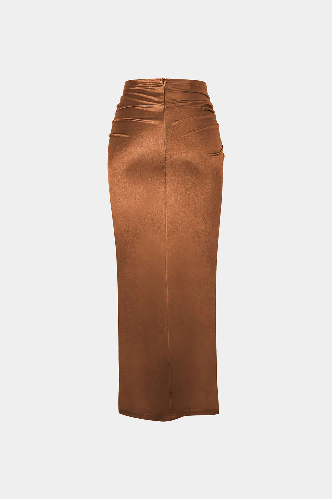 Twist Detail High Slit Midi Skirt - Image 15