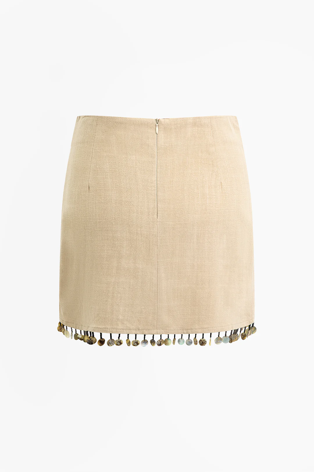 Linen Disc Tassel Skirt - Image 3