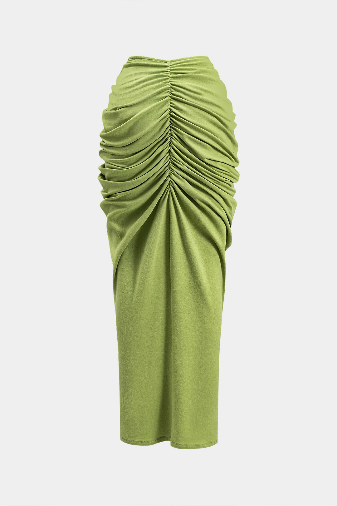 Metallic Decor Ruched Skirt - Image 3