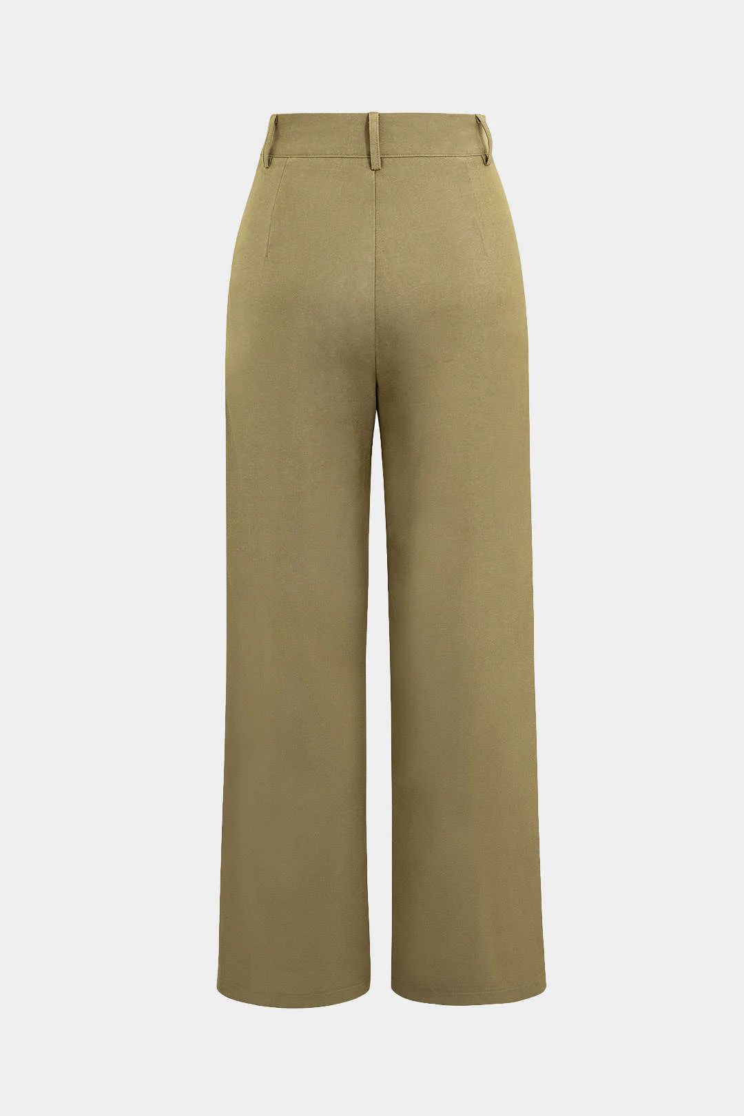 Draped Wrap Straight Leg Suit Pants - Image 10