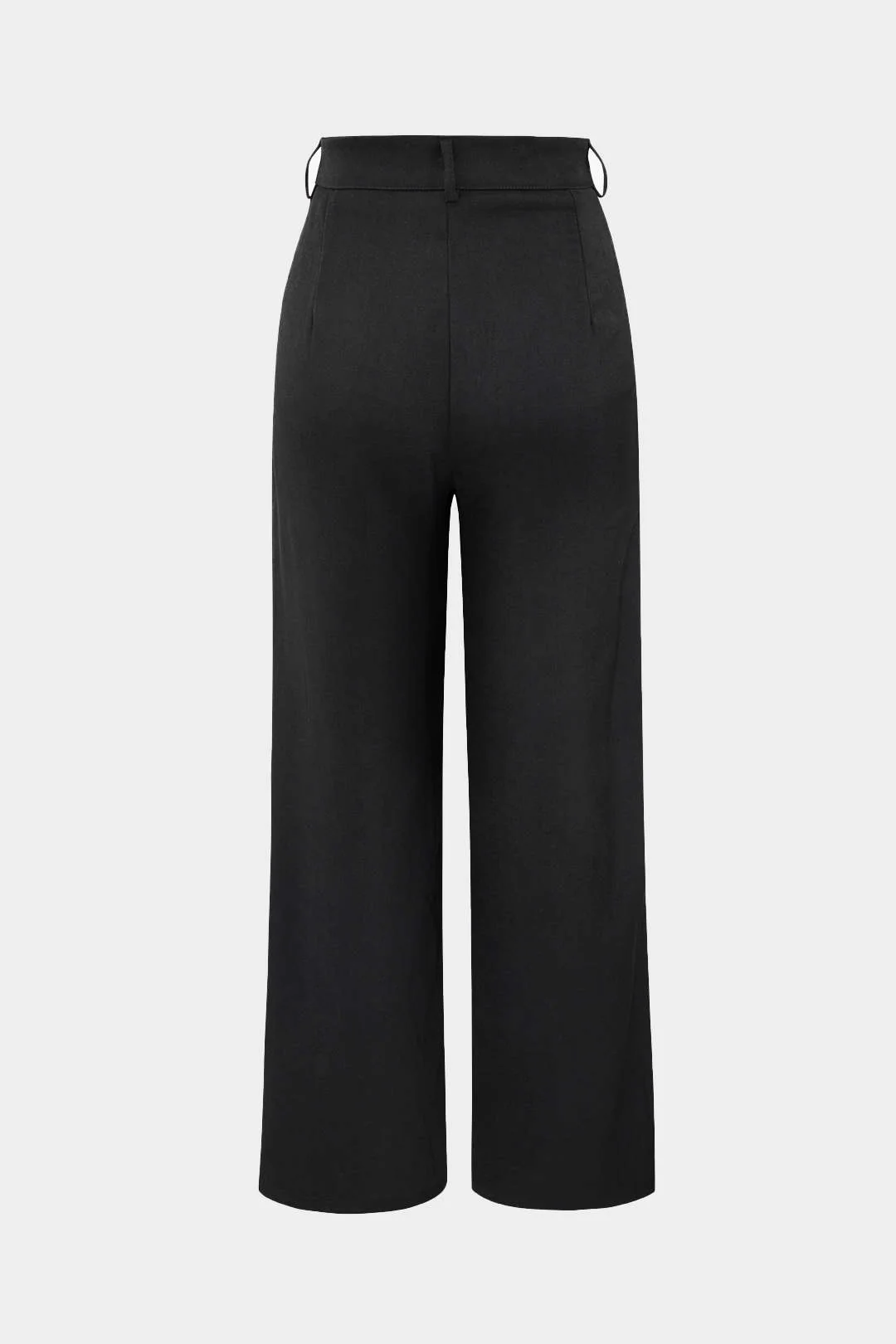 Draped Wrap Straight Leg Suit Pants - Image 4