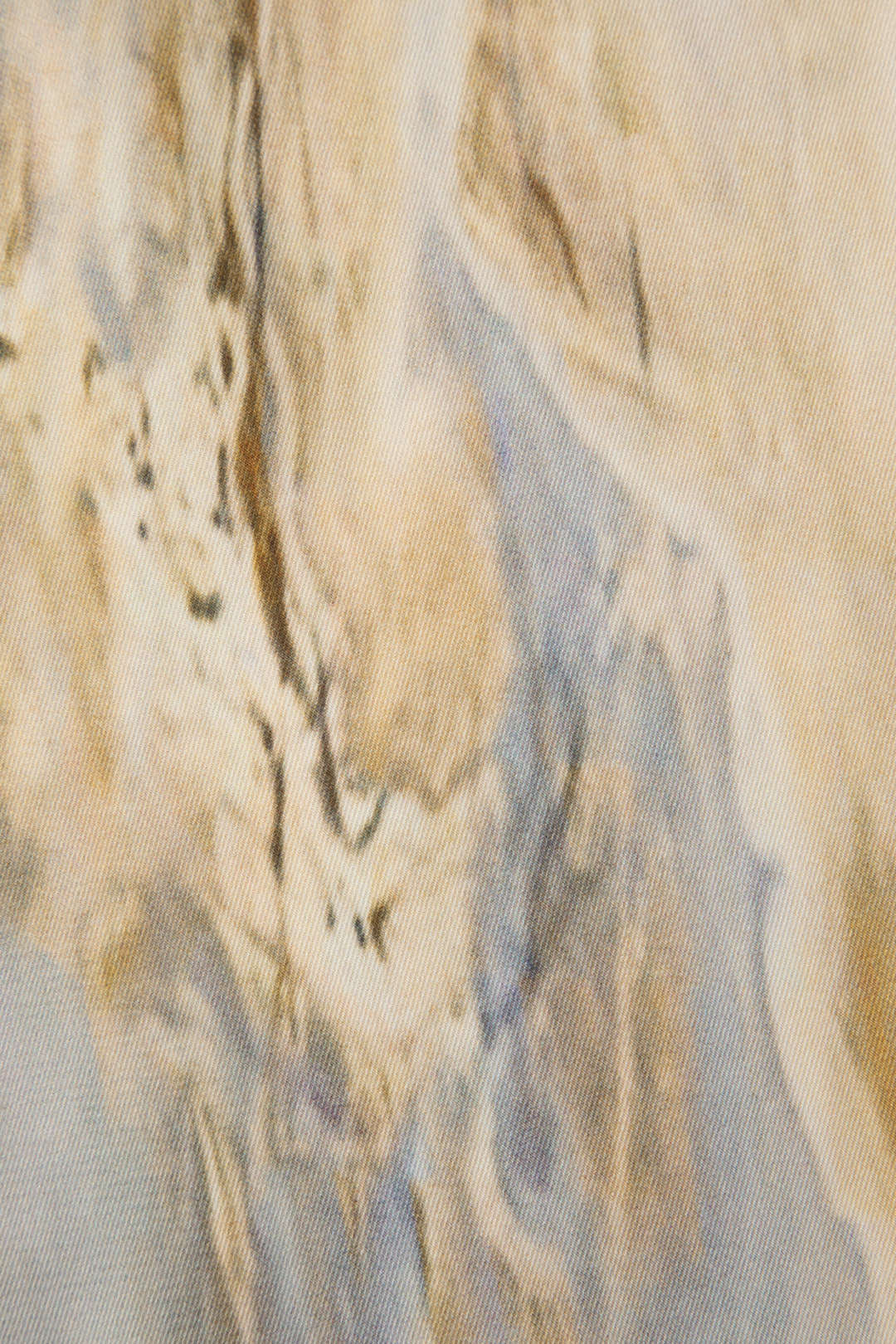 Marble Print High Waisted Full-length Straight Leg Pants - Image 4