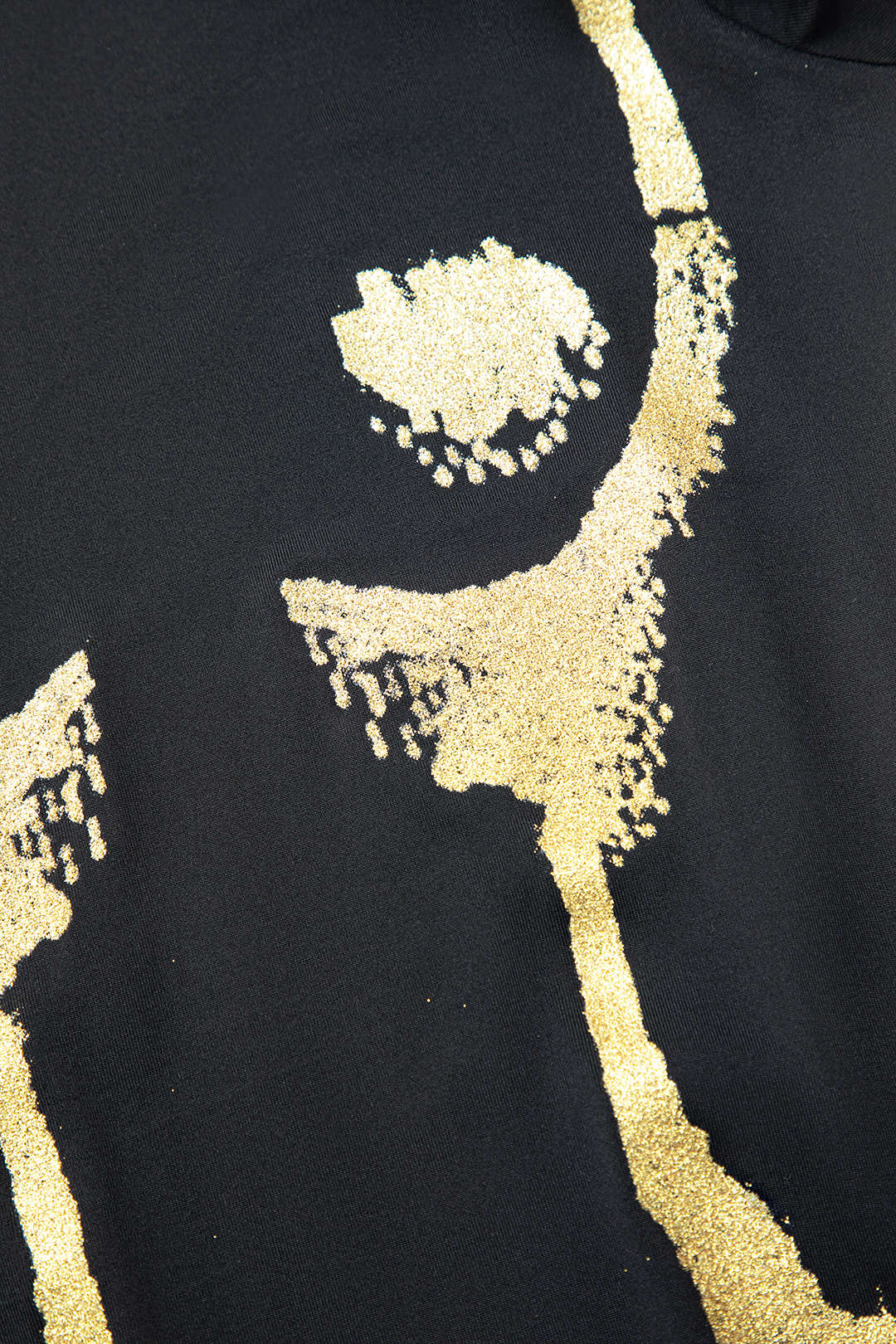 Body Print Turtle Neck Long Sleeve Maxi Dress - Image 4