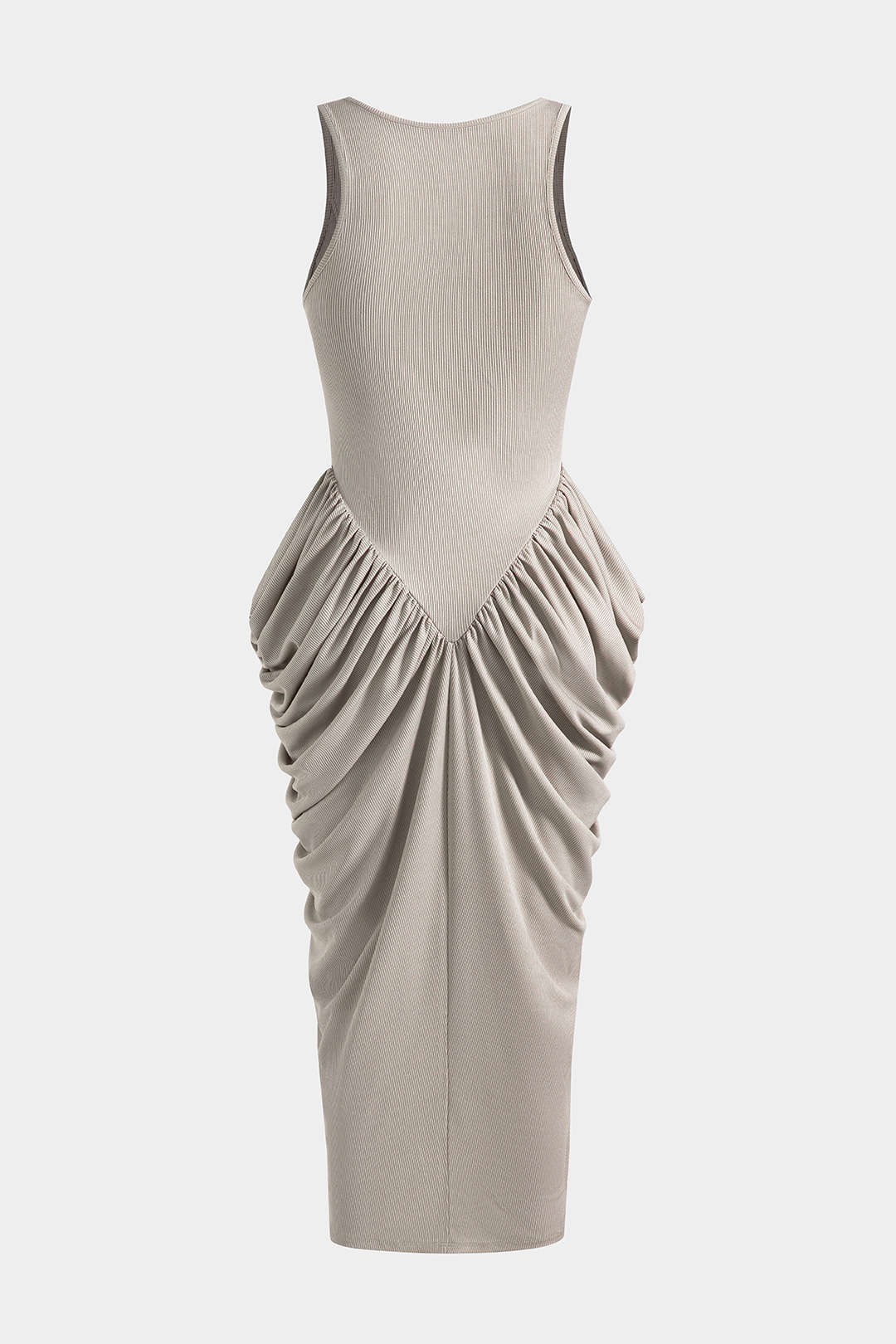 Ruched Corset Sleeveless Maxi Dress - Image 4