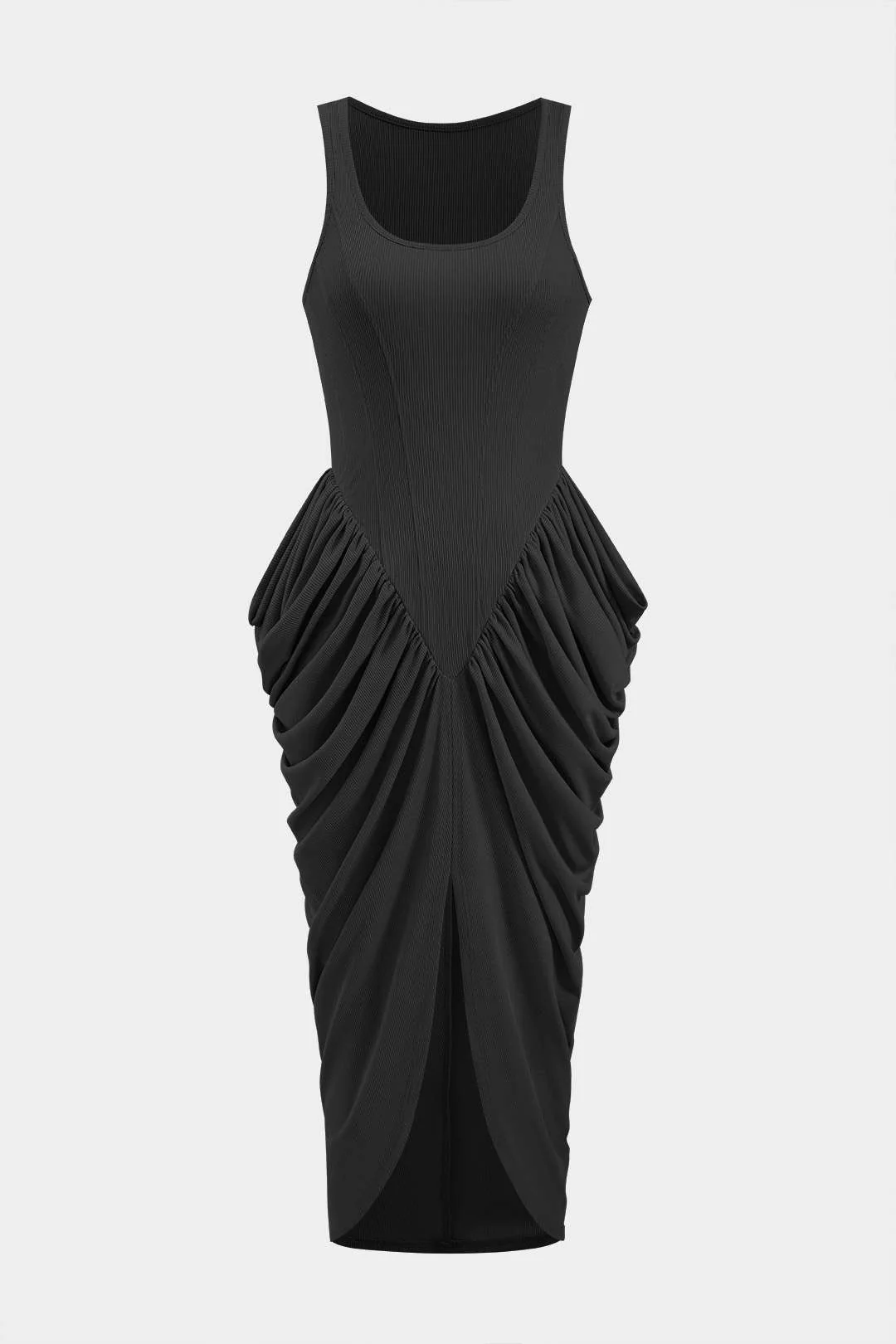 Ruched Corset Sleeveless Maxi Dress - Image 8
