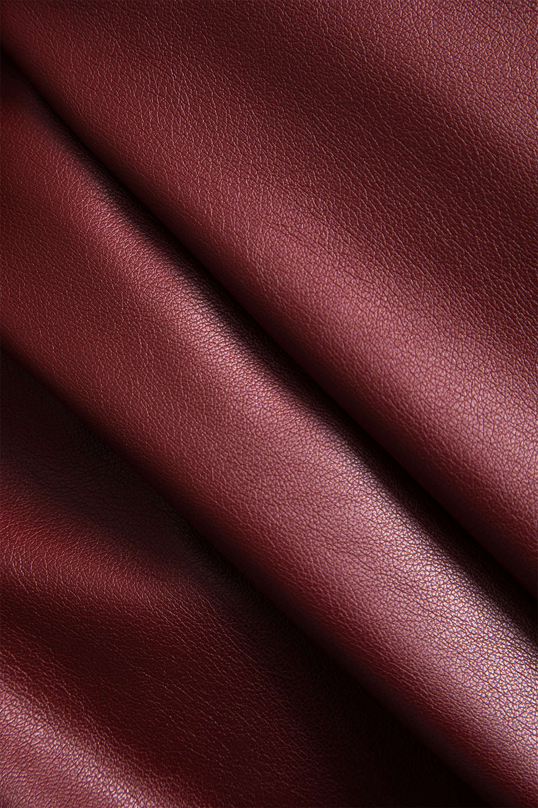 Ruched Faux Leather V-Neck Bodycon Mini Dress - Image 3