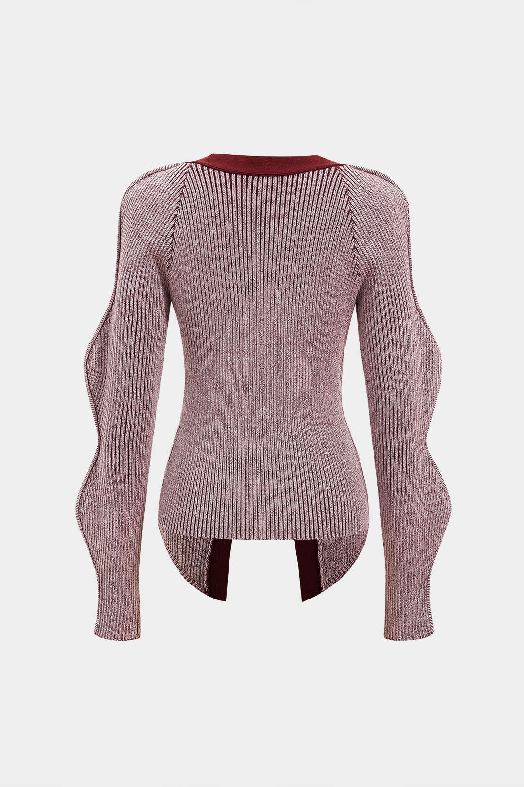 Solid Knit Button Cardigan - Image 7