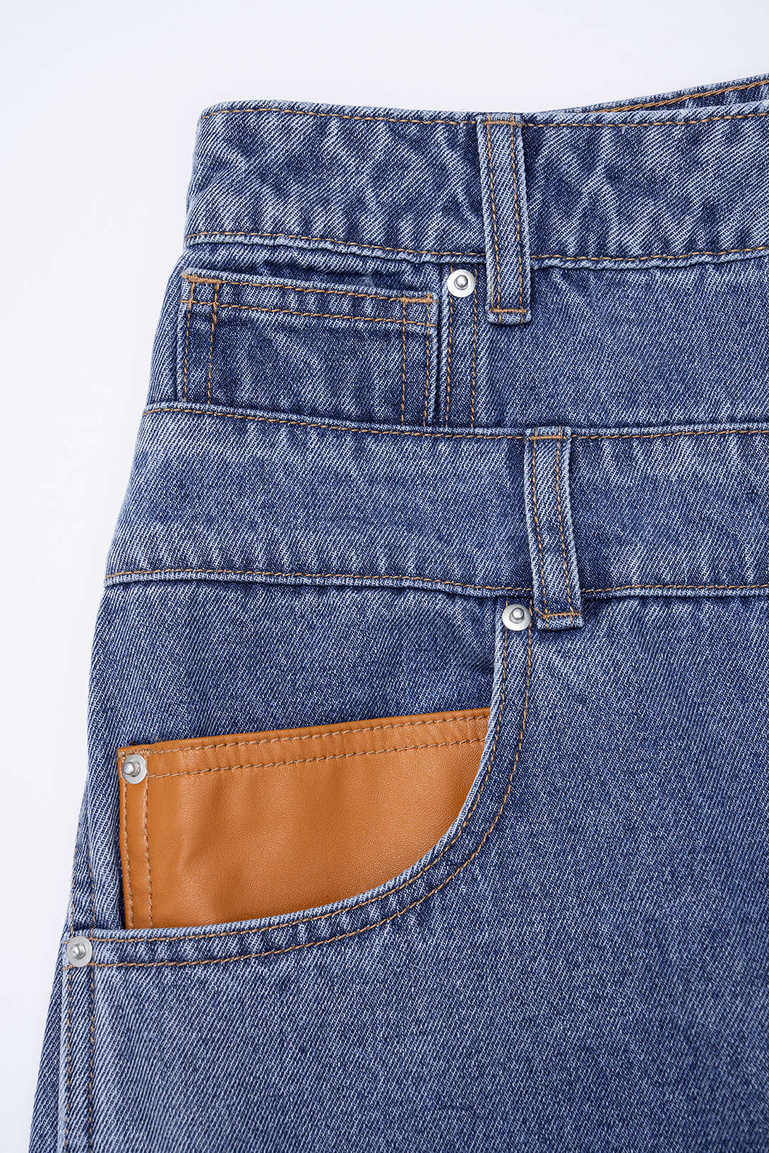 Denim Seamdetail High Waist Jeans - Image 4