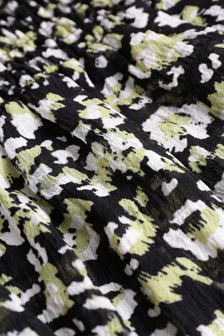 Off-The-Shoulder Chiffon Peplum Top - Image 5