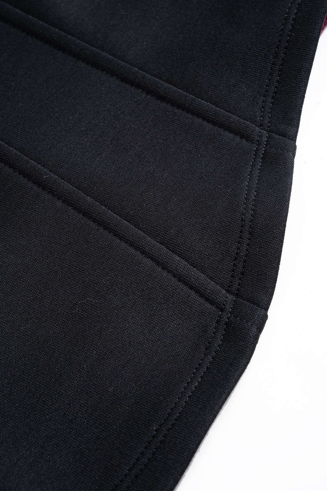 Contrast Asymmetrical Round Neck Sweatshirt - Image 4