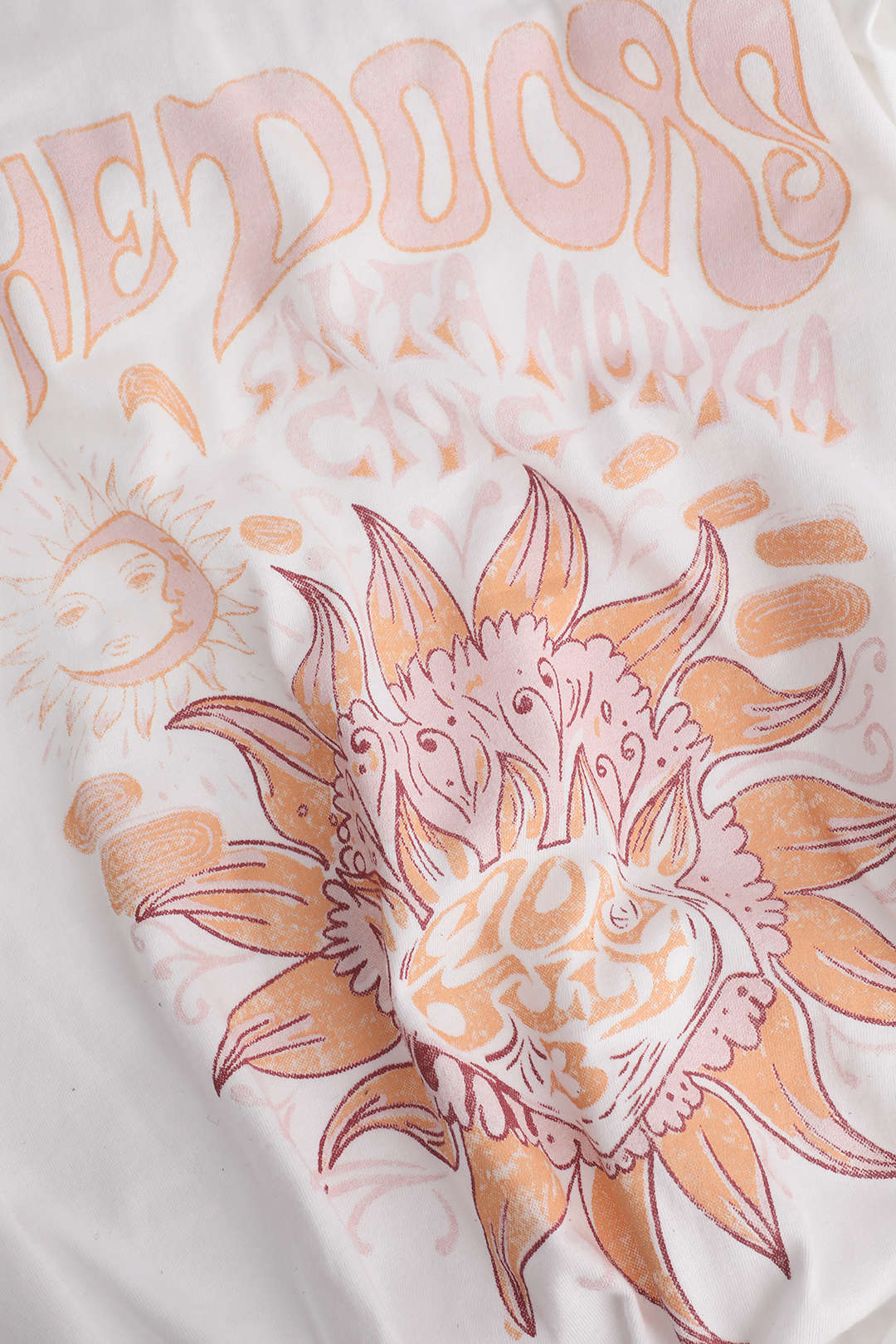 Flower Print Hem Knotted Short Sleeve T-Shirt - Image 6