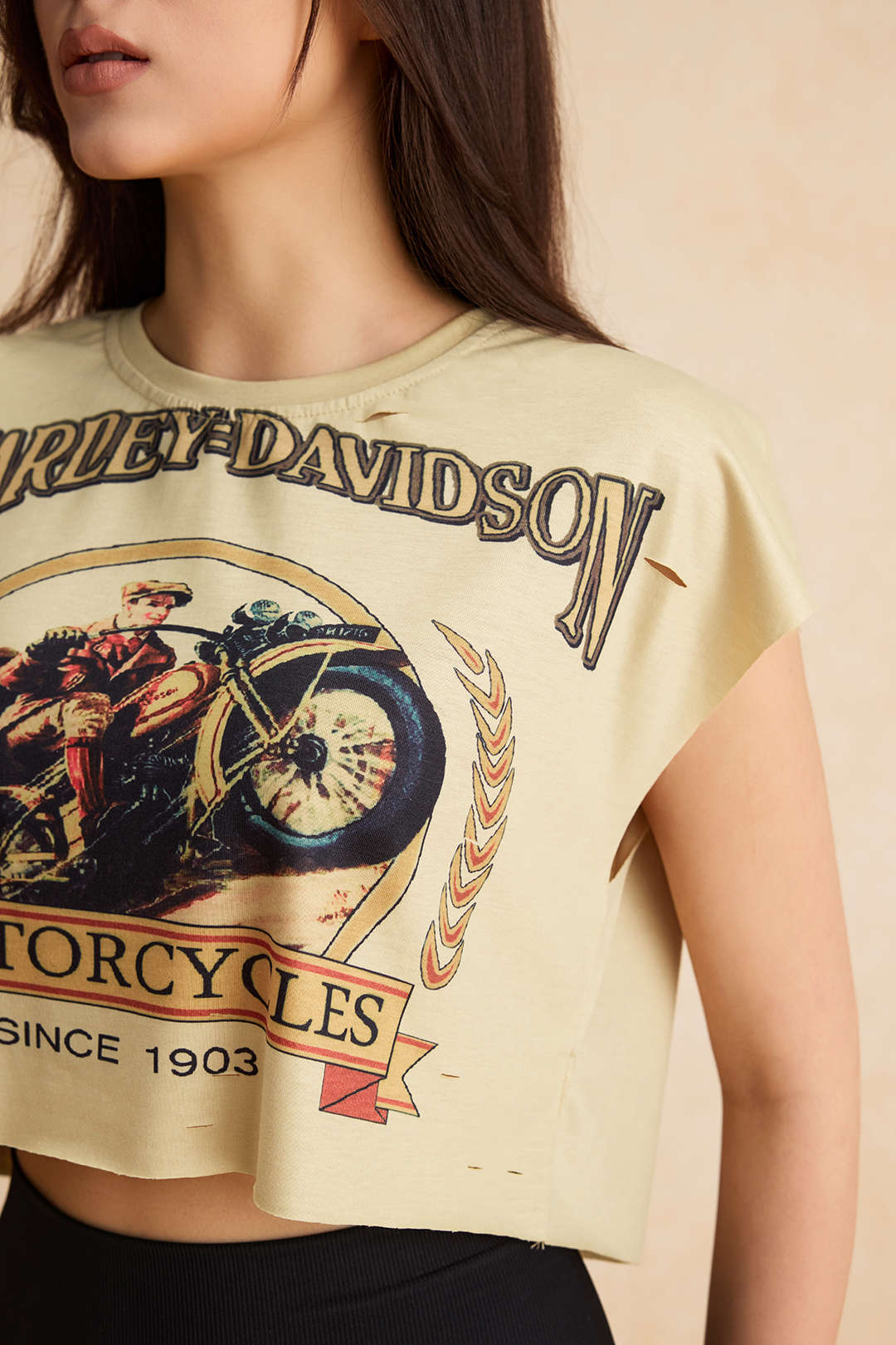 Motorbike Graphic Print Sleeveless T-Shirt - Image 10