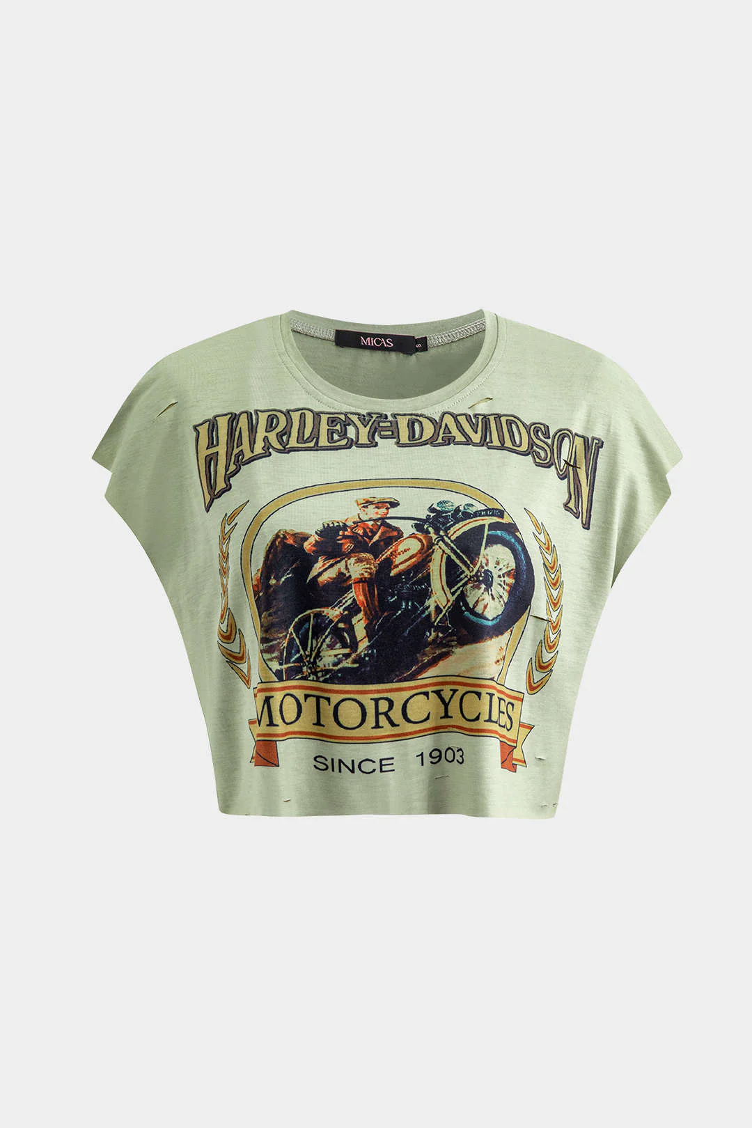 Motorbike Graphic Print Sleeveless T-Shirt - Image 13
