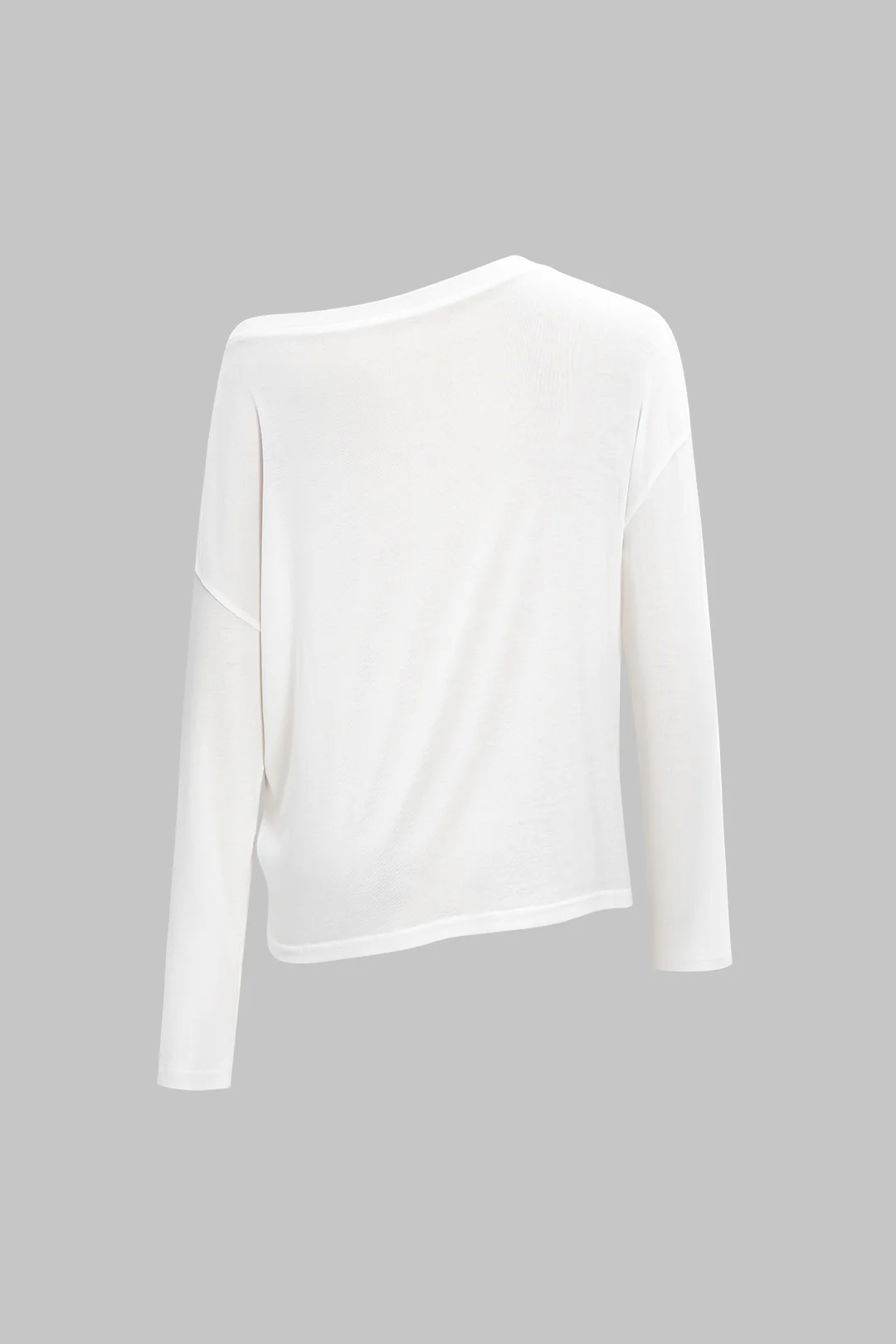 One Shoulder Long-Sleeve Top - Image 3