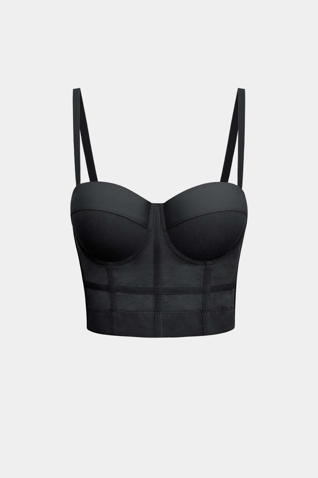 Mesh Underwire Bustier Top - Image 3