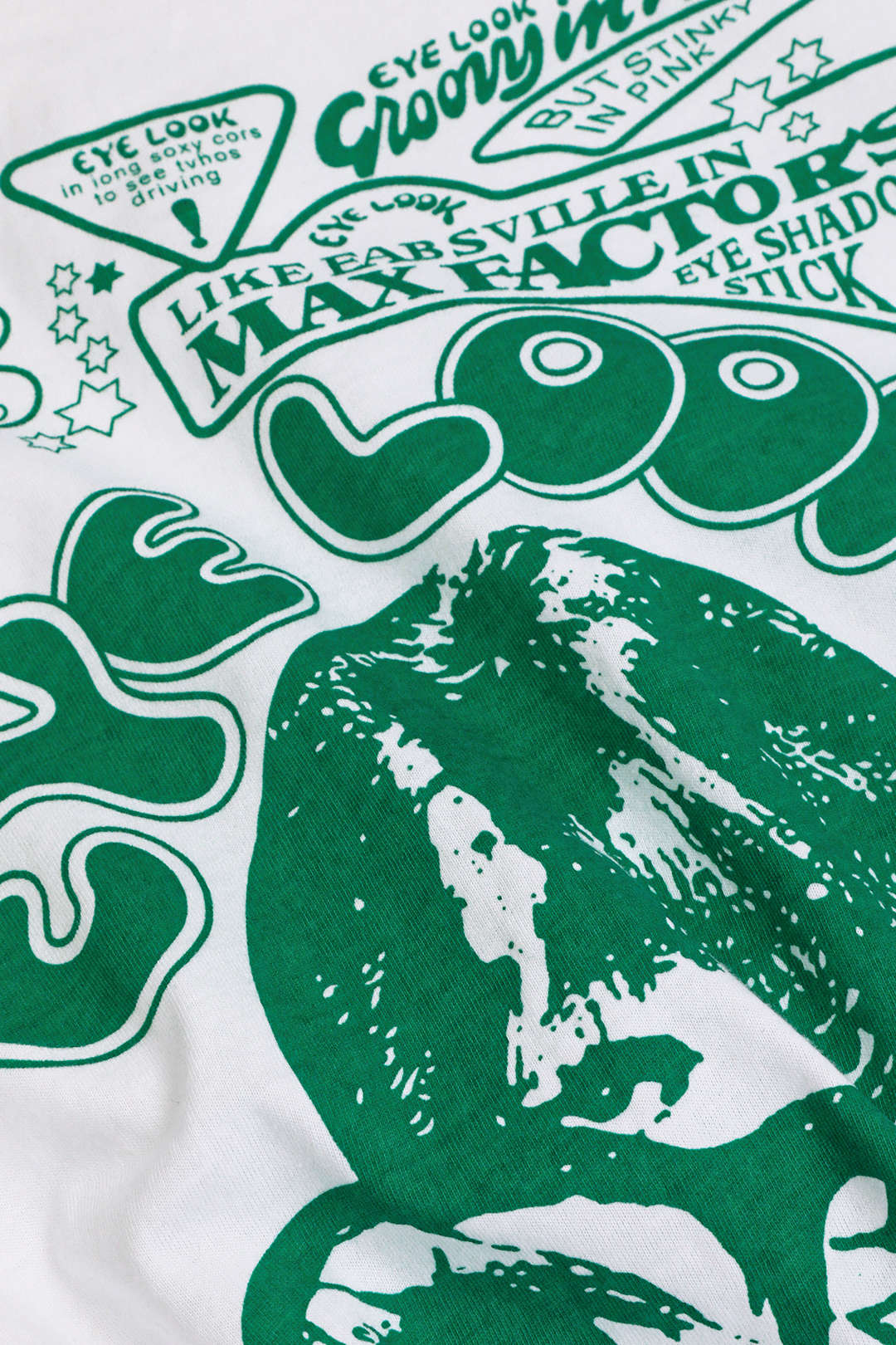 Eye Look Graphic Knot Hem T-Shirt - Image 3