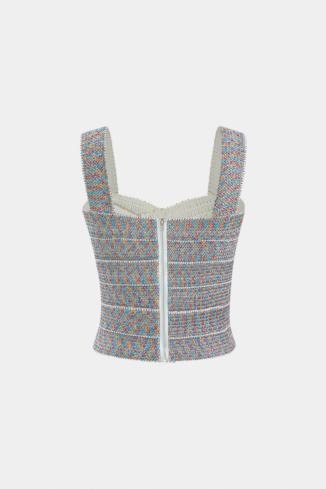 Zip Back Crop Bandage Tank Top - Image 12