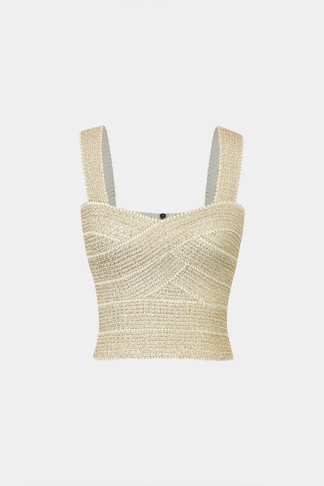 Zip Back Crop Bandage Tank Top - Image 3