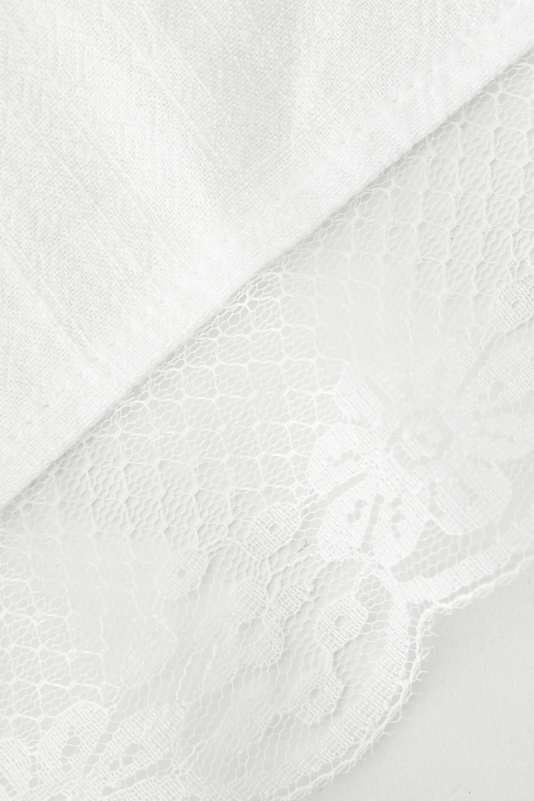 Lace Trim Tie Front Tank Top - Image 4