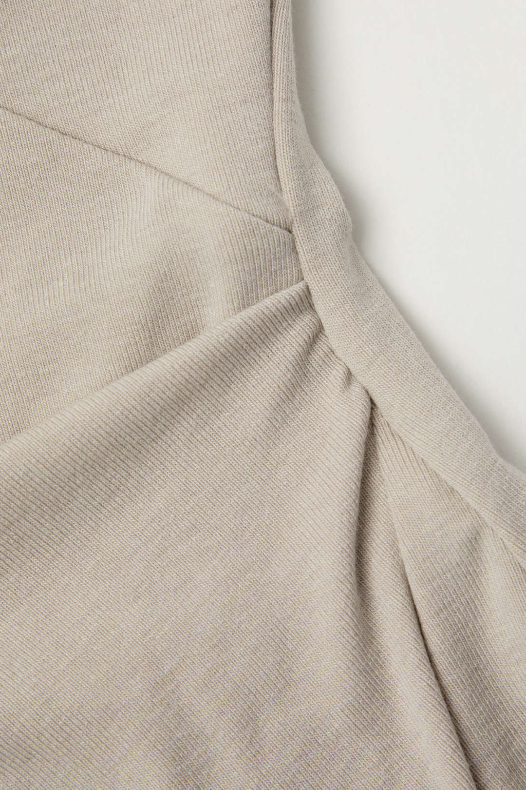 Asymmetric Cowl Neck Ruched Tank Top - Image 3